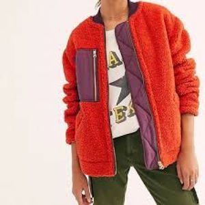 NWT Free People • We The Free Rivington Sherpa Jacket